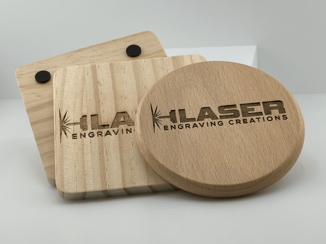 Personalized Wooden Coasters - Unique Designs