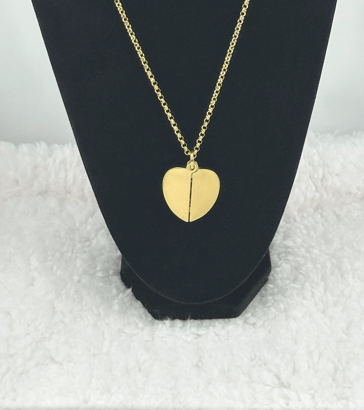 The Secret Heart: 18K Gold PVD Stainless Steel Necklace