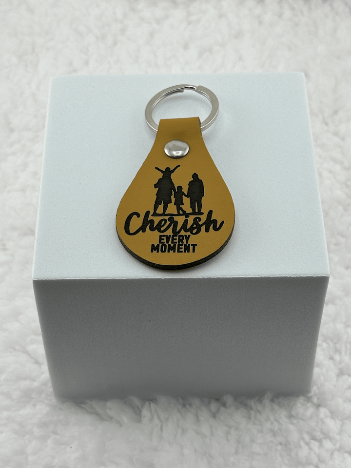 PU Leather Key Fobs