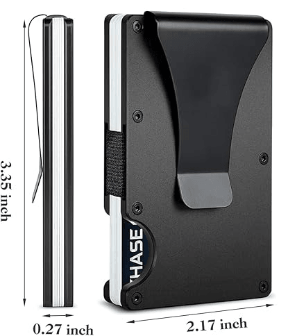 Premium RFID Blocking Metal Wallet - Custom Laser Engraved