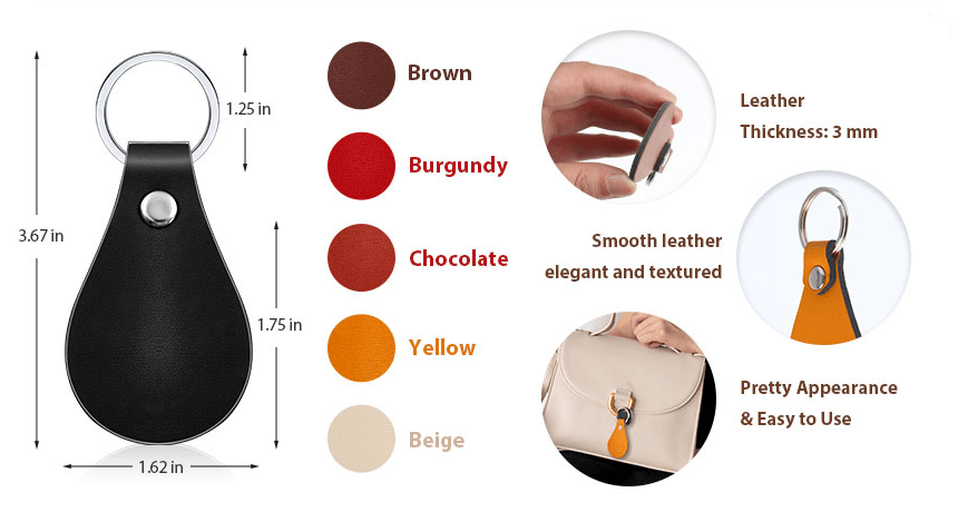 PU Leather Key Fobs
